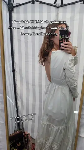 it was such a good price too BRB removing my ribcage #OOTD #gunnesax #thriftfinds #1970s 