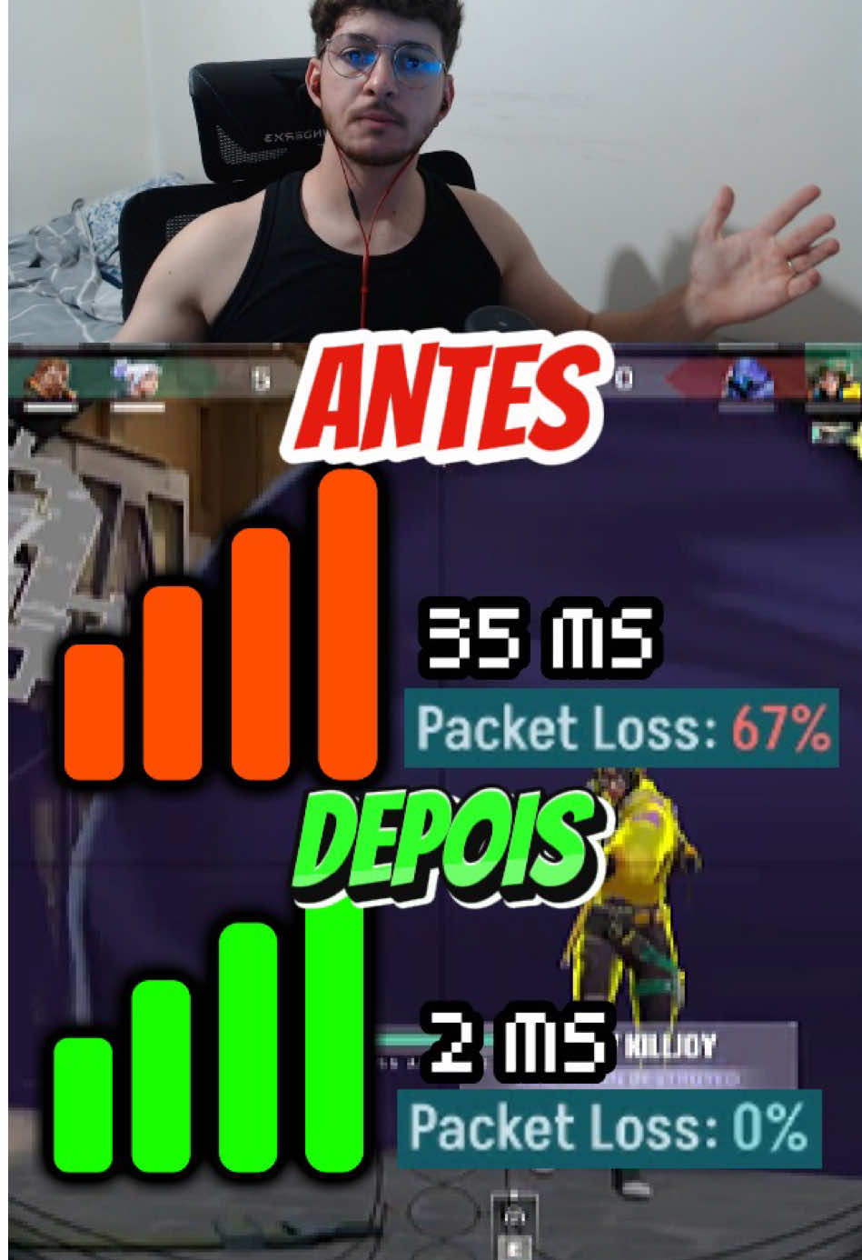 Esse aplicativo MELHORA sua CONEXÃO 🤯 #ping #packetloss #dicadepc #Tech #jogos #pcgamer #pcdicas #gamers #techtokbrazil 