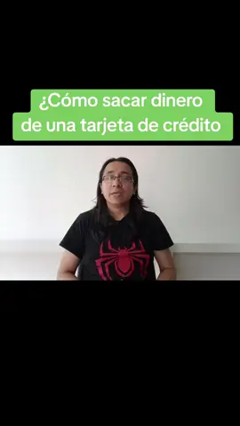 ¿Cómo sacar dinero de una #tarjetadecredito ?