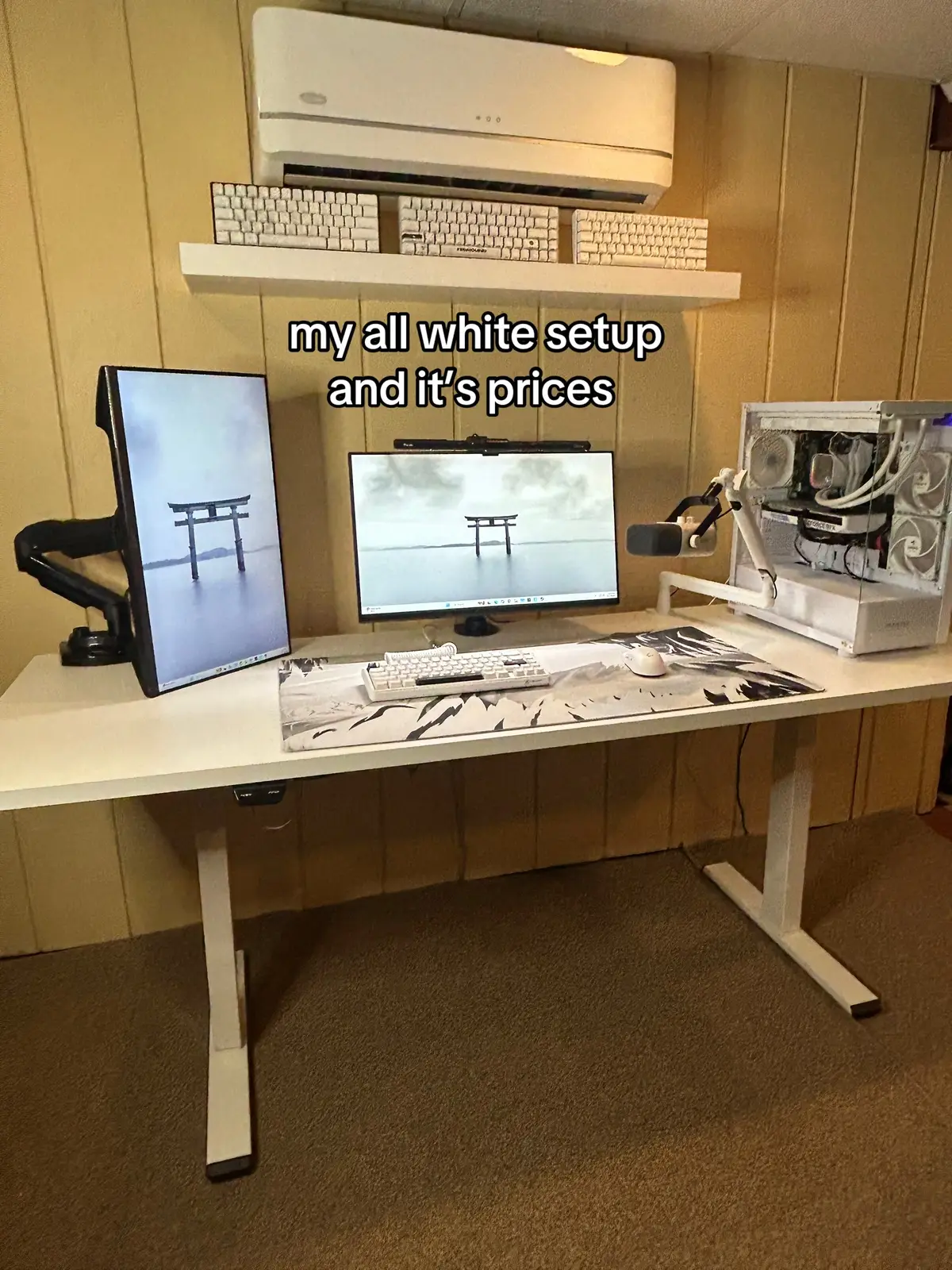#GamingSetup #desksetup #fyp #foryou #fypage #foryoupage #pcsetup #whitepc #whitesetup #pc 