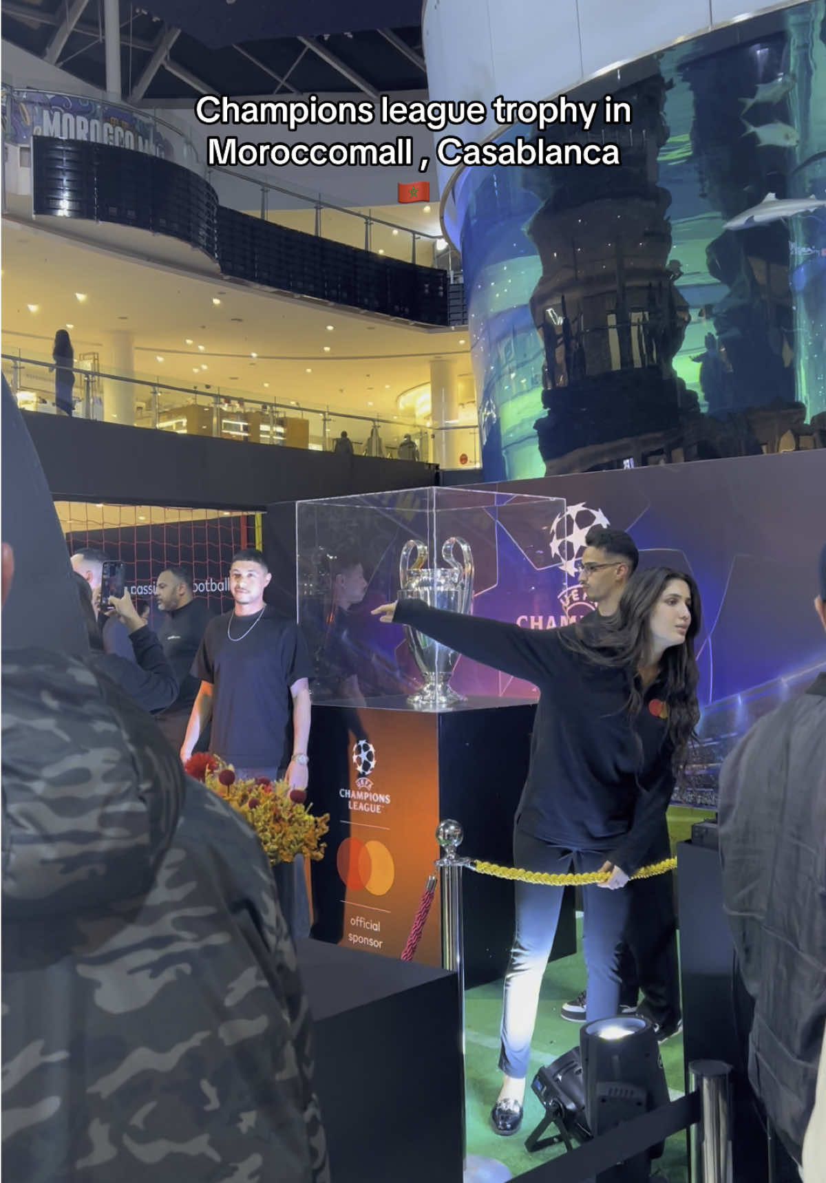Who will be the next winner ? 📍Moroccomall , Casablanca  #fyp #explore #fypシ゚ #fypppppppppppppp #championsleague #trophy #moroccomall #🇲🇦 #exploremore #fypppppppppppppp 