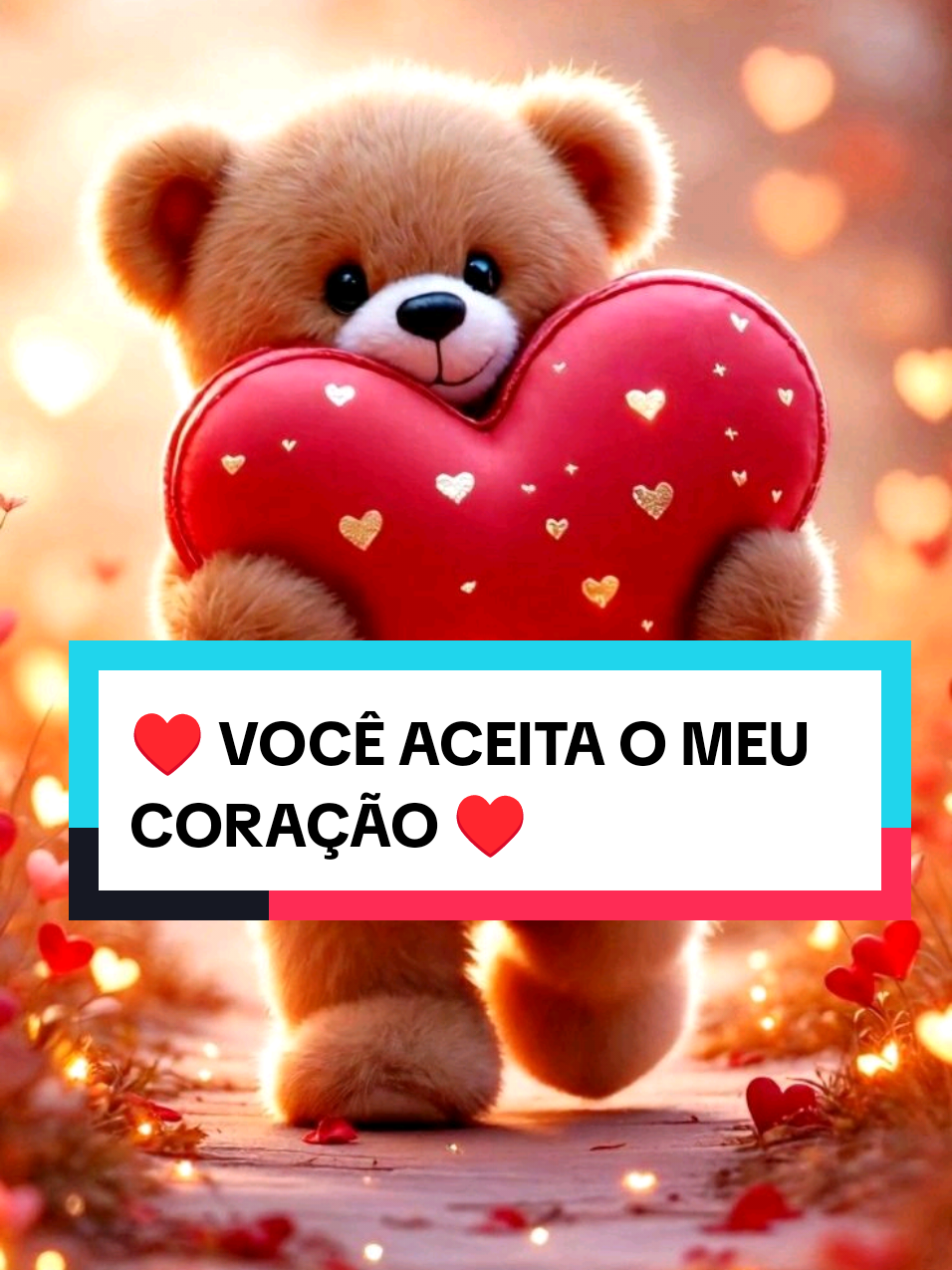 ♥️ VOCÊ ACEITA O MEU CORAÇÃO ♥️ #cartadeamor #carinho #amor #mensagemdeamor #mensagemromantica #teamo #romantic 