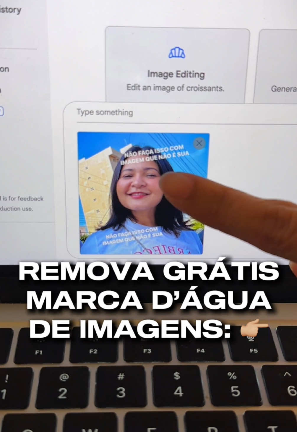 Replying to @D A V I S 🤑Sim, é gratuita! Tutorial simples de como usar a nova inteligência inteligência artificial de imagem do Google, Gemini 2.0 Flash! Conseguiu fazer upload imagens depois desse passo a passo? 🥰 *vídeo unicamente para fins educativos* #googlegemini #geminiflash #inteligênciaartificial #inteligenciaartificial #edicaodeimagem #edicaodeimagens #google 