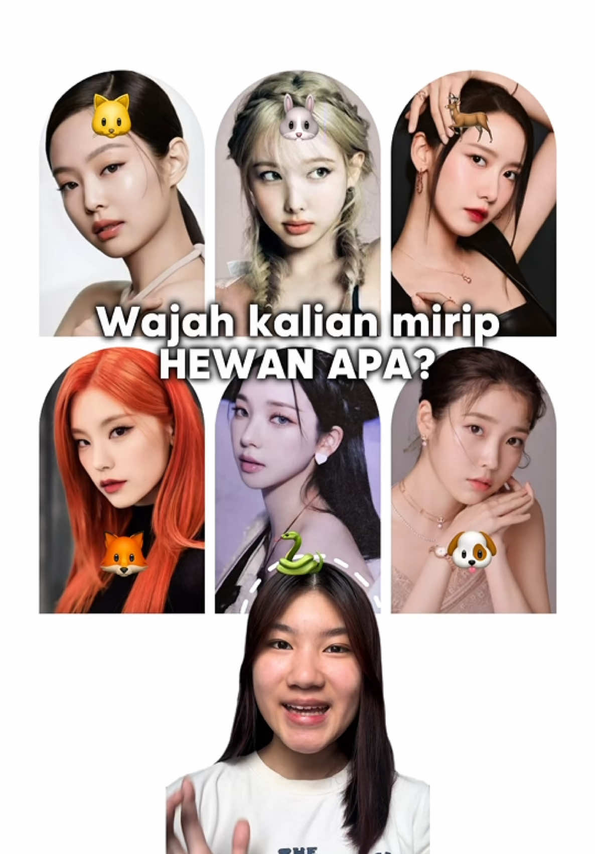 Wajah kalian mirip hewan apa nih? #beautyquiz #animalface #douyin_china 