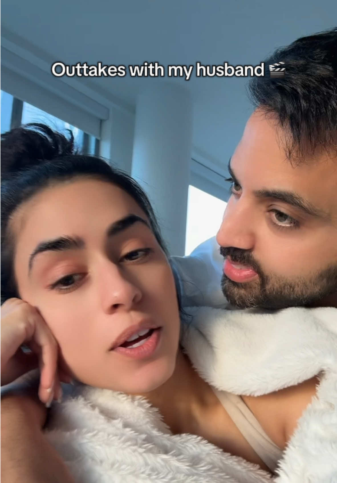 No bc why did this take us so many tries & we still couldn’t finish 🤣🤣 @Akaash Singh this is all your fault #husbandwifecomedy #outtakes #bloopers 