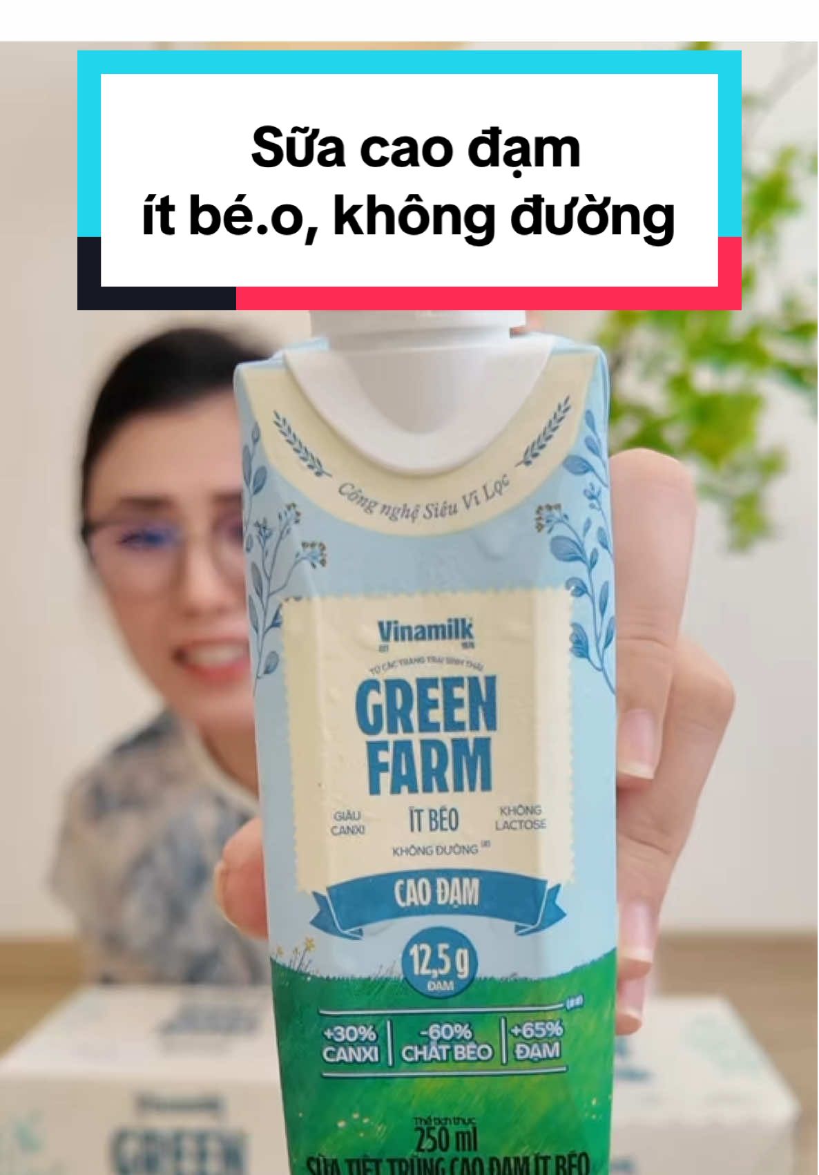 Sữa tiệt trùng cao đạm Green Farm Vinamilk. ko đường, ko lactose, ít b.e.o cho gymer đây. #suacaodamvinamilk #suatachbeo #suaitbeo #lactosefree #lactosefreemilk #ongmybamup #mymupreview #mymupdaily 