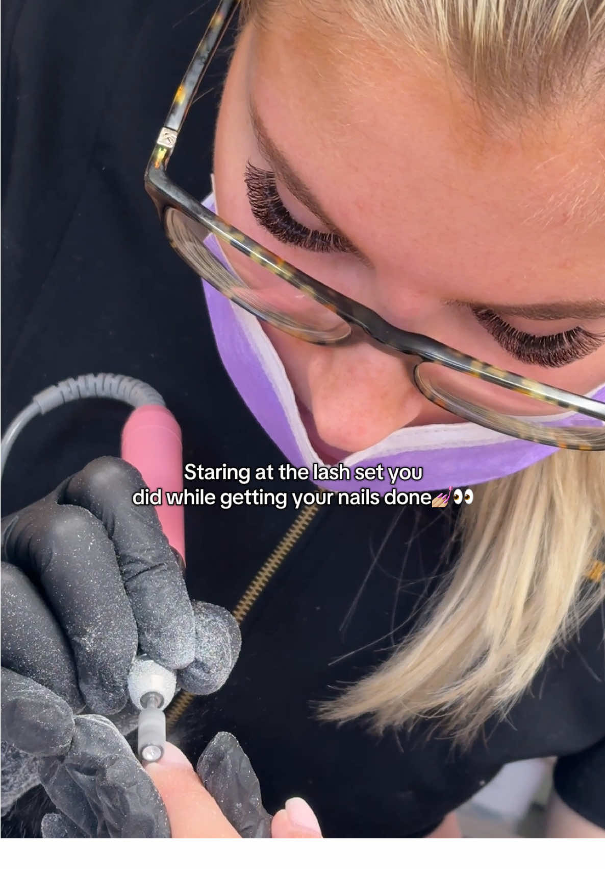 Anyone else do this?🤣👀🩷 @lucyharkerbeauty💅🏼 #fyp #lashartist #beauty #viral_video #abcxyz #lashes #foryoupagе #lashtechlife #business 
