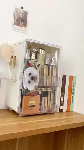 SG Makeup Organizer Dustproof #fyp #tiktok #tiktokshop #tiktokmademebuyit 