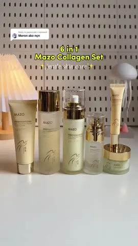 Replying to @janenicole Mazo collagen set perfect pang maintenance after rejuve 6 in 1 na!😍 #mazocollagenset #mazocollagenbirdsnest #mazocollagenskincaremaintenanceset #6in1mazoset 