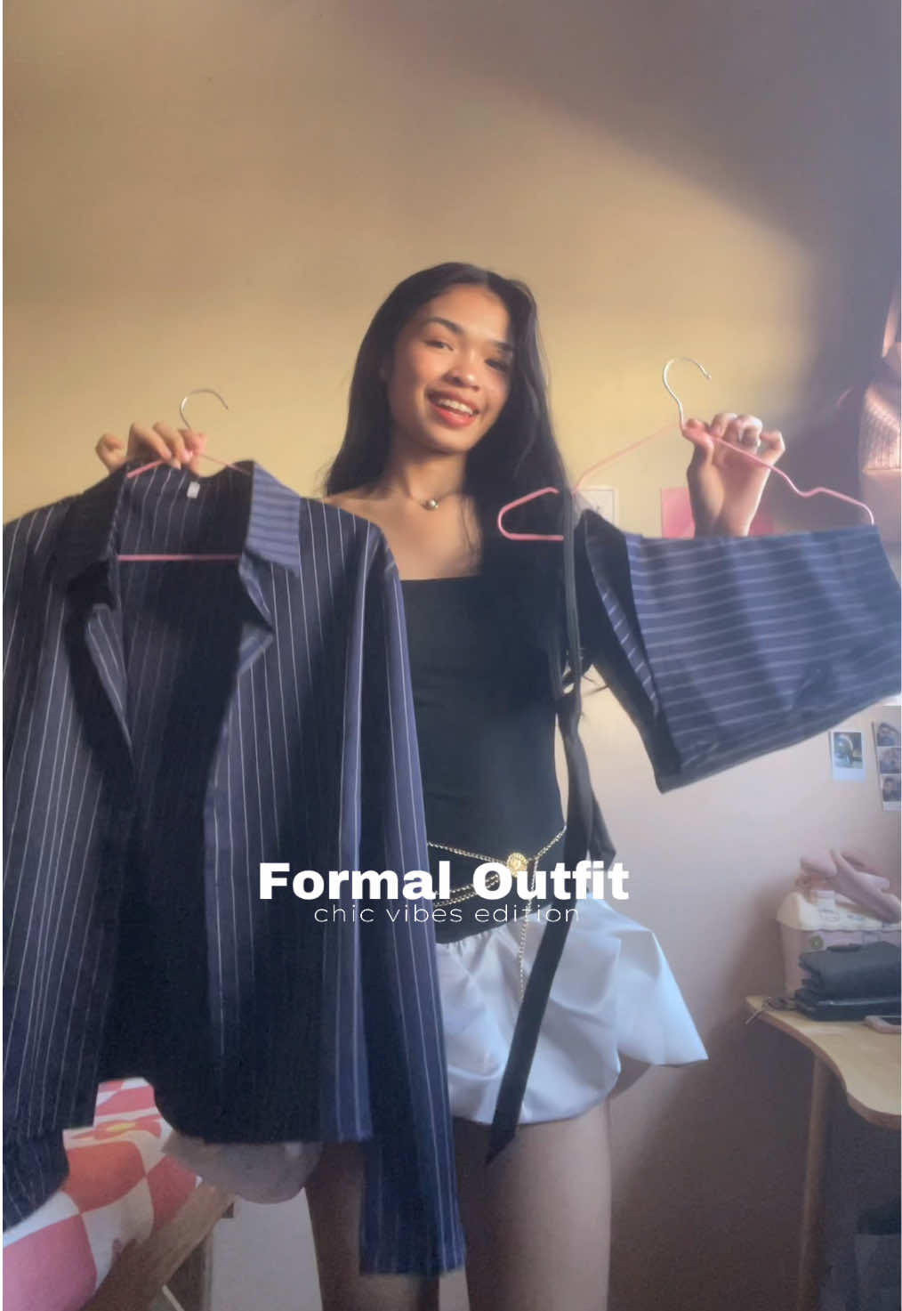 w da twist!🥱 #fyp #fitcheck #chic #outfit #formal #terno #paydaysale #TikTokShop @CQ CHIC 