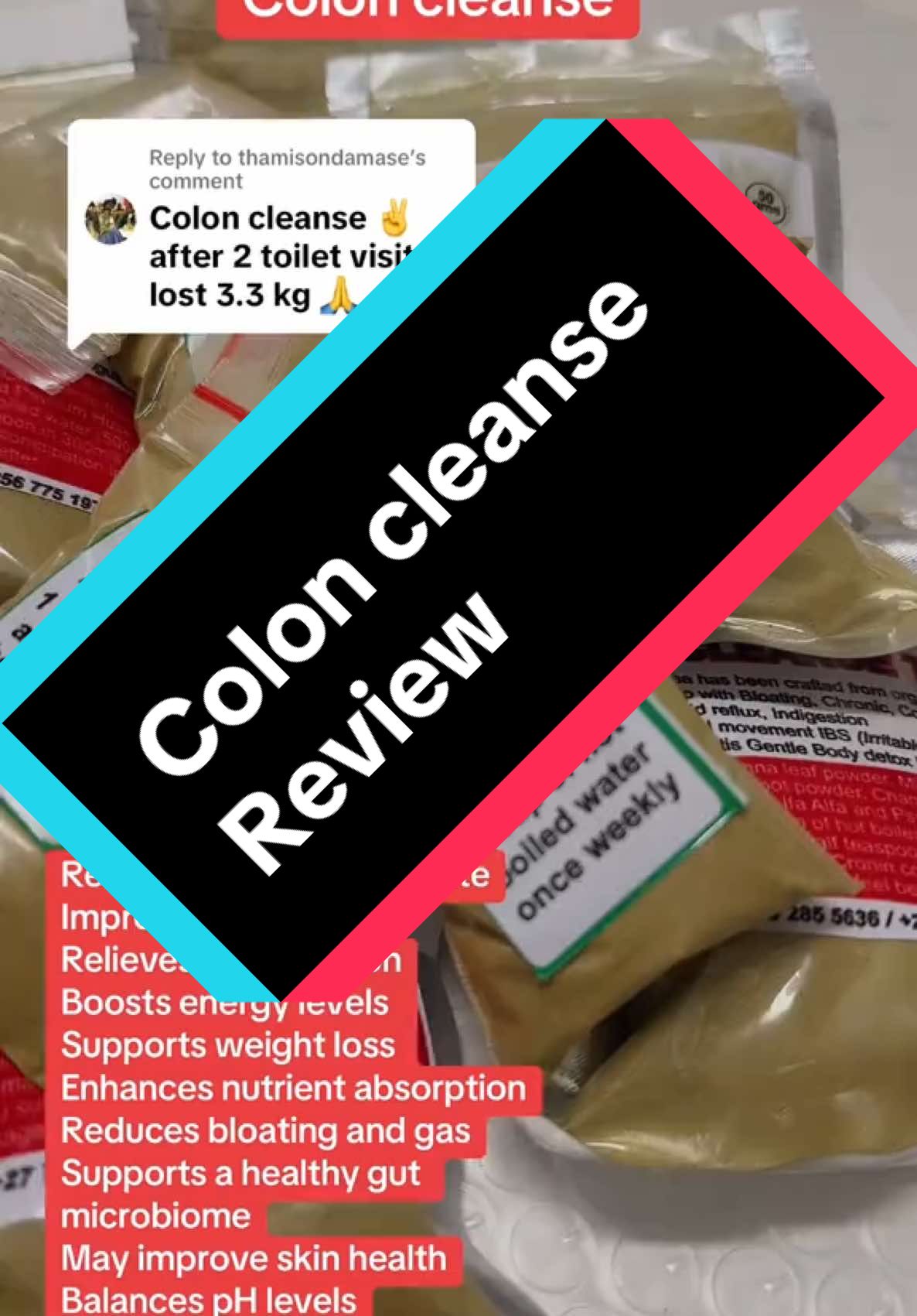 Replying to @thamisondamase #patriciakasumba #naturespharmacy #coloncleanse #jeppestown #naturespharmacyjeppestown #coloncleanser #bloating #ibs #acidreflux #gastritis #constipation #fatigue#slipperlyelm #marshamallow #chamomile #sennaleaftea #psylliumhusk #alfalafa #mint #herbalmedicine #fyp #fypviral 