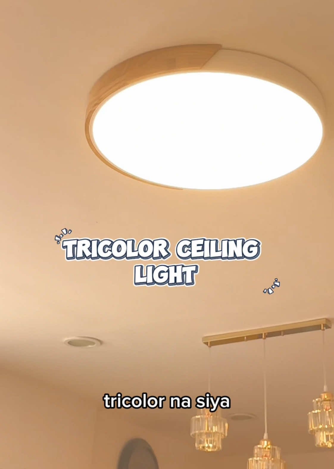 #ceiling #light #livingroom #tricolor #remotecontrol 