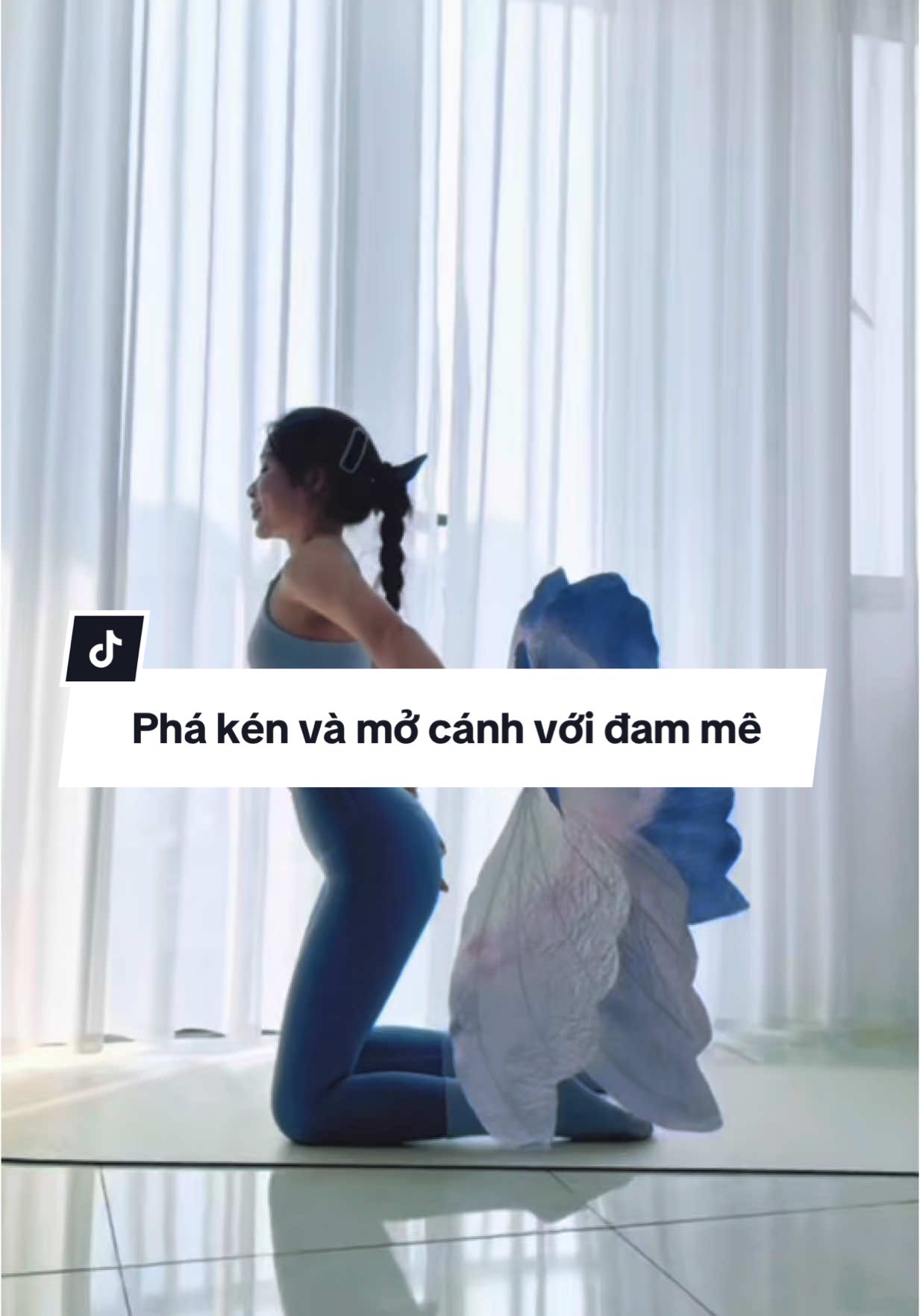 Bước ra khỏi cái kén và tung cánh với đam mê của mình, biết đâu bạn sẽ bay được xa🦋 #yoga #damme #yogapose #yogapractice #yogavietnam #backbendchallenge #yogacoban #yoganangcao #CapCut 