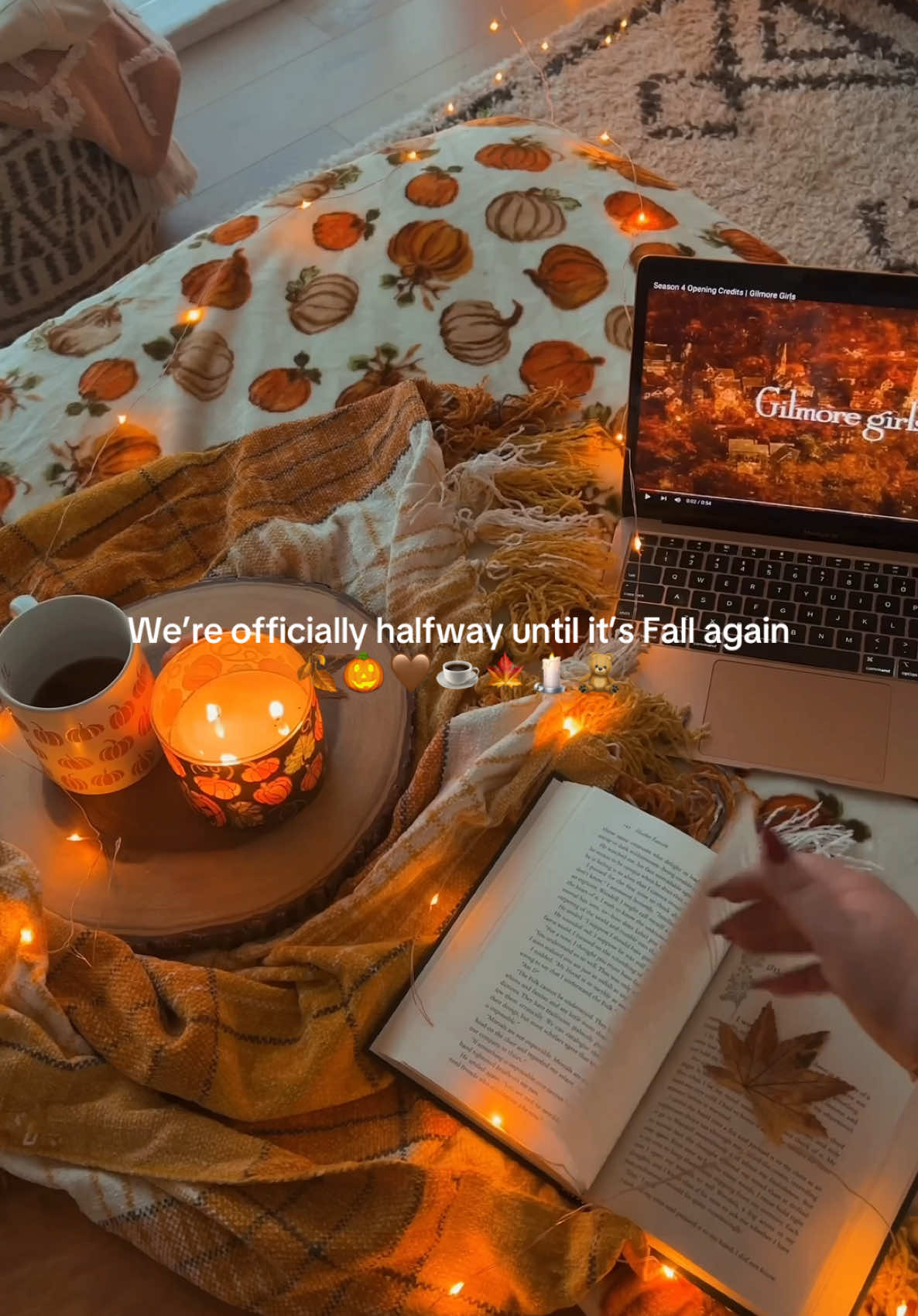 Just a little reminder that we are halfway until it’s Fall again!!🍂🎃🍁 I’m firmly in spring fairy era, but this reminder is definitely a serotonin boost 🥰🫶🏻 #fallcountdown #fallvibes #autumnvibes #autumnaesthetic #cozyfall #cozyautumn #falldecor #pumpkinseason 
