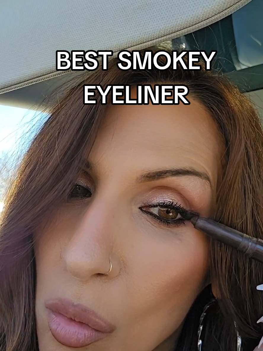 Chubby, smokey eyeliners are effortless!  This Longwear Kajal Eyeliner from @Laura Geller Beauty  is my absolute favorite! ✨️ #Eyeliner  #smokeyeye #over50   #lauragellerbeauty 