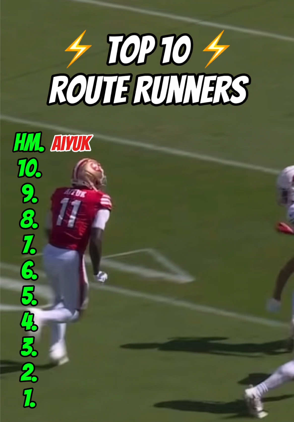Top 10 Route Runners In The NFL ⚡️ #nfl #football #fyp #foru  Best NFL Routes Top 10 WRs Top 10 NFL WRS Top 10 Wide Receivers  Best NFL WRs