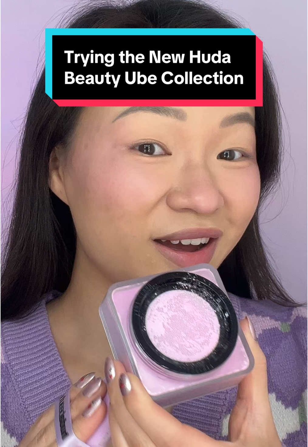 This is my apology to @Huda Beauty lol 😂 I judged the new Ube collection too quickly; I actually ended up really liking all three products and can def see myself using them again for the right makeup looks when I want that soft, pastel/baby pink look!  Products used: (all gifted by @hudabeauty in PR) 💜 “Ube Birthday Cake” Easy Bake setting powder 💜 “Ube Cream” Blush Filter liquid blush 💜 “UUU Baby” Faux Filler lip gloss - #hudabeauty #hudabeautyube #hudabeautyeasybake #settingpowder #purplesettingpowder #pinksettingpowder #cooltonemakeup #blushfilter #hudabeautyblushfilter #hudabeautyfauxfiller 