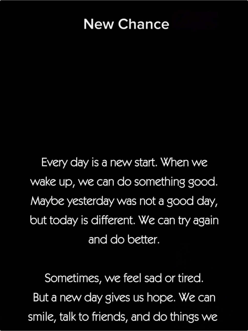 Every Day is New Beginning 🤍 A1 English Level (English Reading Practice) #english #teleprompter #learnenglish #reading #practiceenglish #spokenenglish #improveyourenglish #newbeginnings #motivation