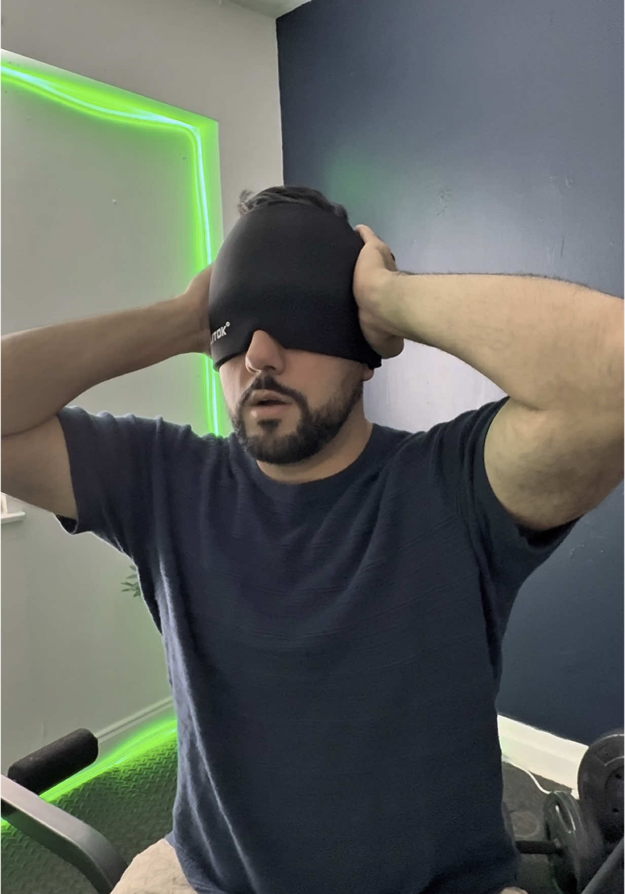 Venda de compresion para alivio de migraña y dolores de cabeza #alivio #doloresdecabeza #migraña #salud #migrainecap #headaches #venda 