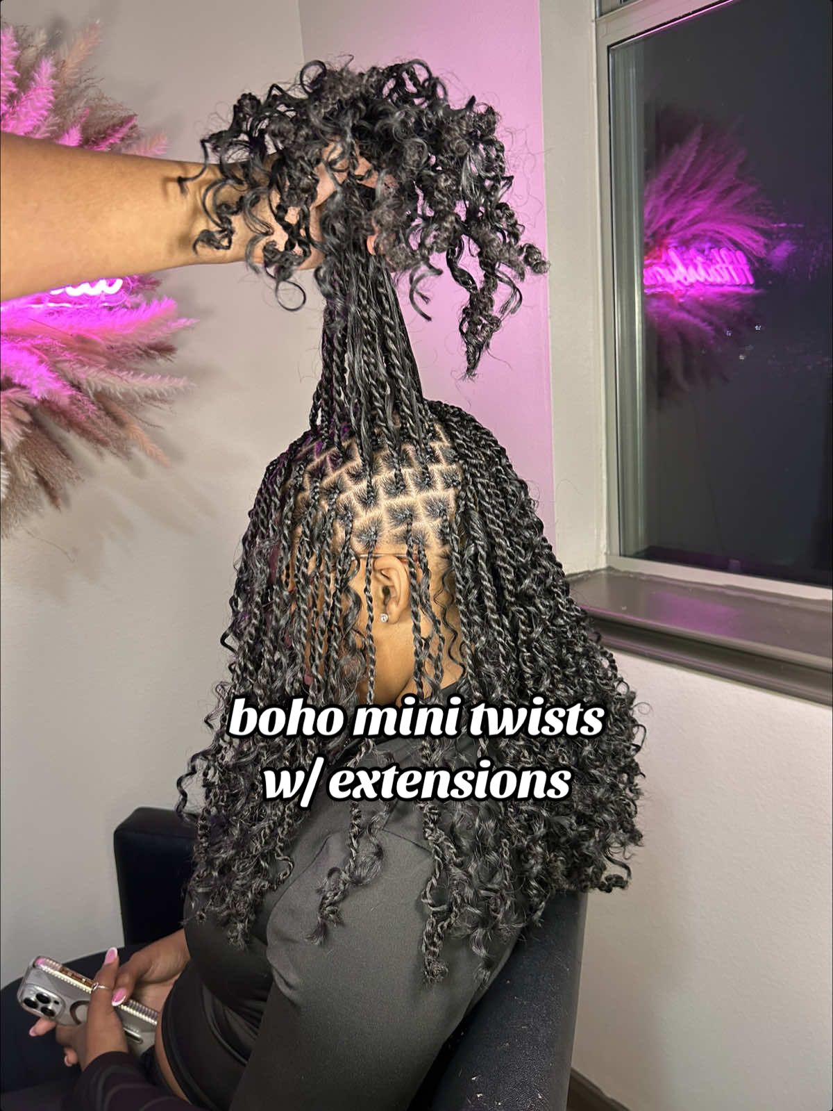 absolutely obsessed with these!! 😮‍💨2 packs of 16” expressions spring twist hair, 1 pack of organique water curl hair  #minitwists 