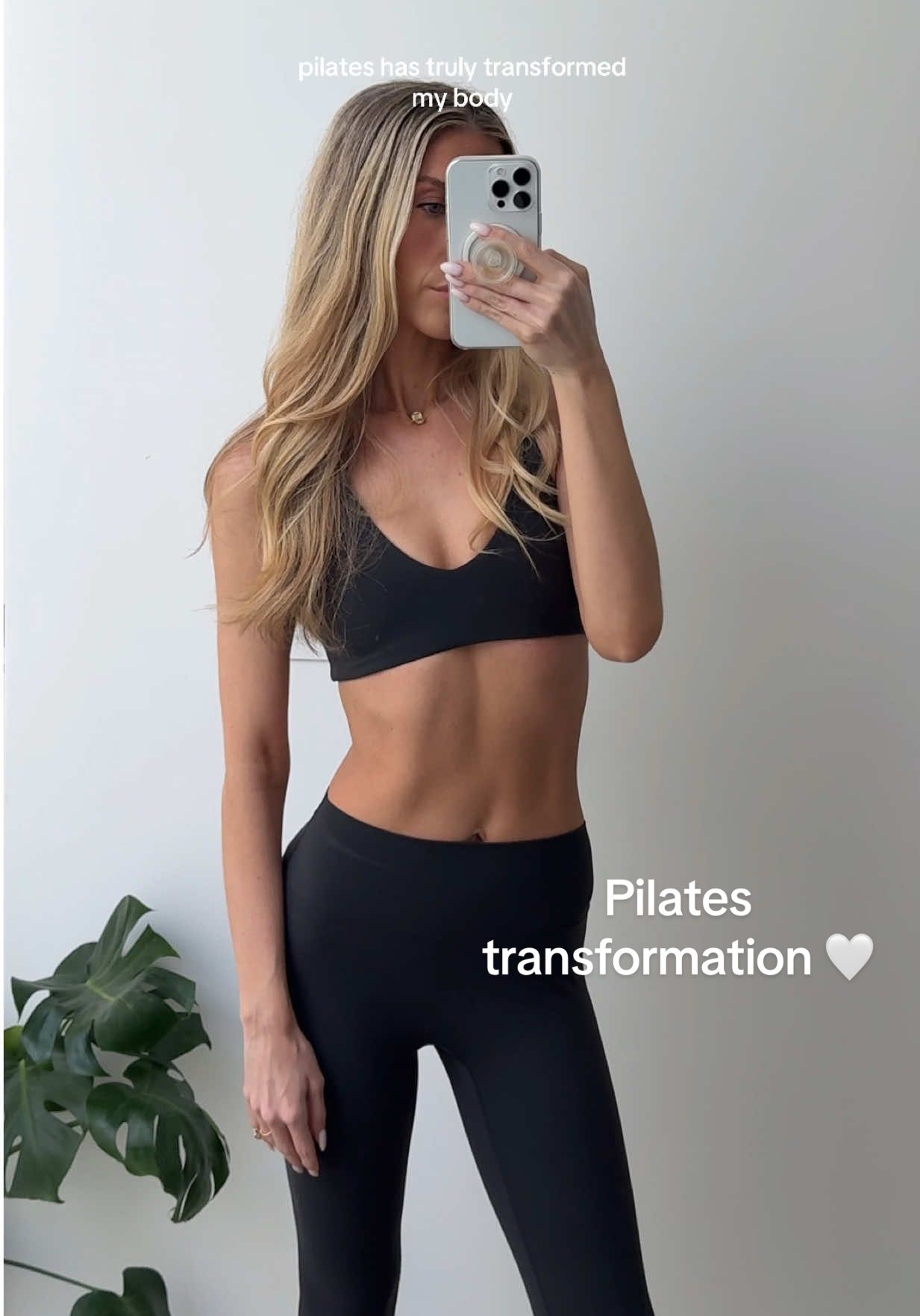 Pilates really changed everything for me 🤍  I used to spend hours doing HIIT classes and running 10km every single day & restrictive diets, on top of teaching 20 workout classes per week. I was eating a restrictive diet, intermittent fasting & obsessive about everything I ate.  But instead of seeing the results I wanted I was gaining weight, my skin was breaking out, I was always bloated and puffy.  When I learned to work with my body as a woman by supporting my hormones with cycle syncing, Pilates based workouts and nourishing my body is when I finally got the results I always wanted.  No quick fixes or supplements or ridged routines. My progress was slow and sustainable — I finally have balance in my life and enjoy the workouts I do, how I eat & how I feel 🤍 here to help you do the same!
