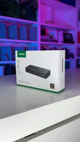 UGREEN HDMI Switch 5 in 1 Out 4K 60Hz HDMI Splitter with Remote Control, Compatible with PS5/4 Pro, Xbox One, USB Game Devices, HDR Compatible