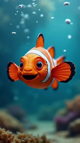 AI-generated video | Origami under the ocean! 🌊✨ #ocean #underwater #nemo #seahorse #dory #crab #penguin #sea #aivideos #ai #viral #aivideos