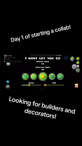 Starting a collab in huge 2025! 💪 Hope to find some help with it! #gd #geometrydash #fyp 