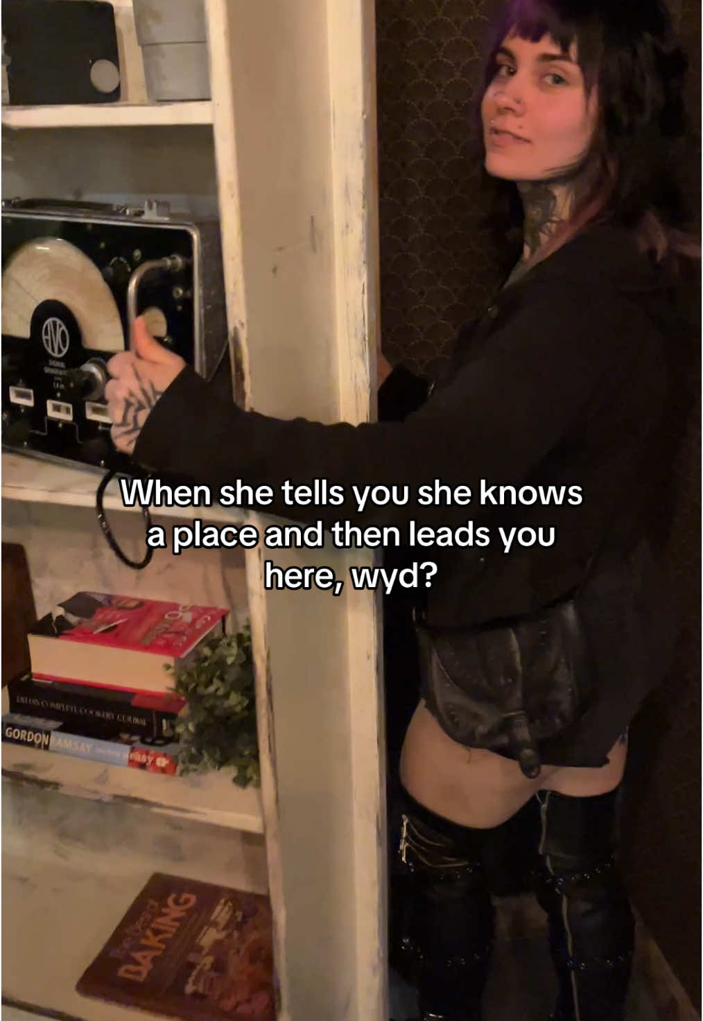 Follow me into the walls, you may never be seen or heard from again 🫶