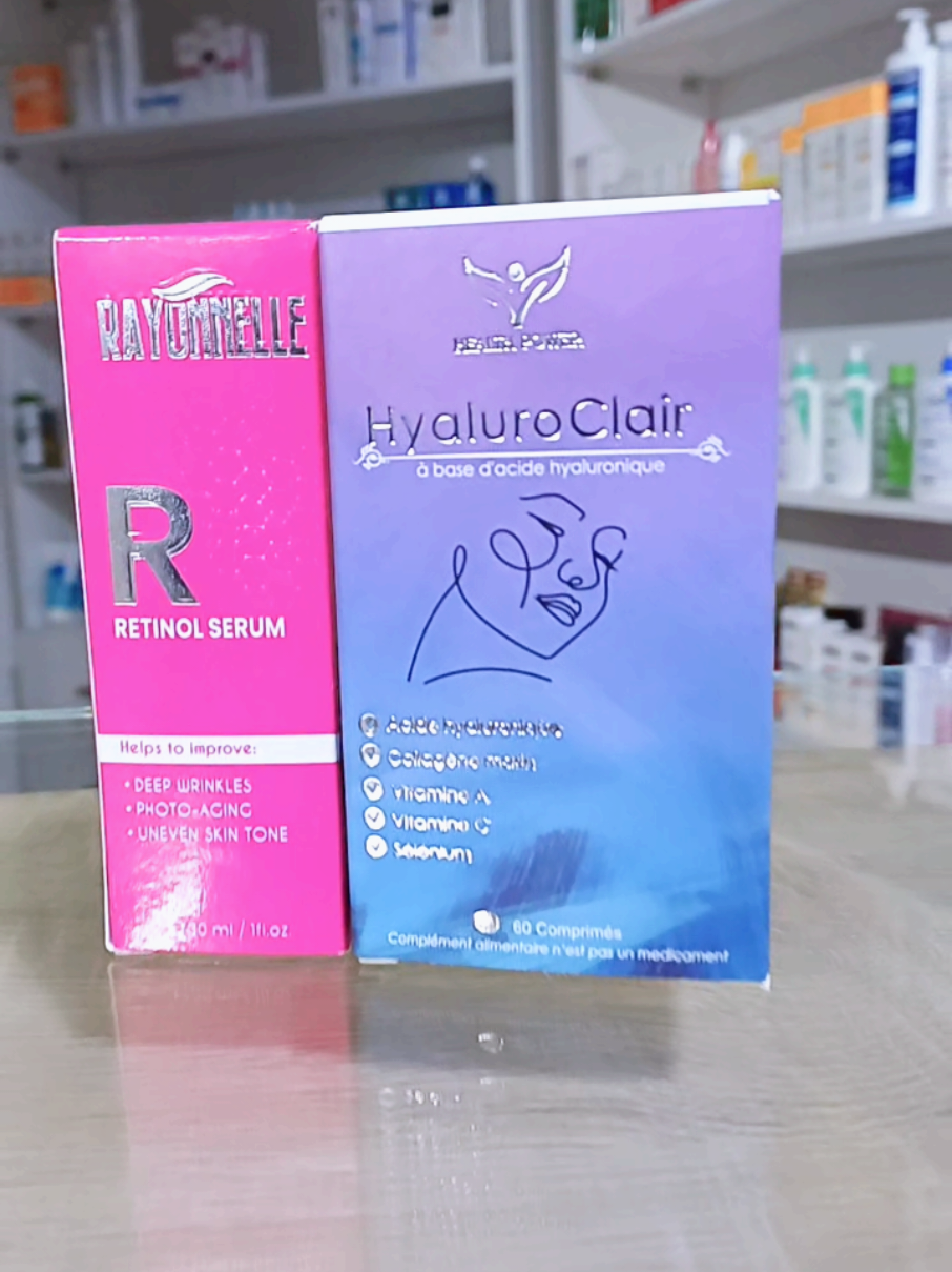 سيروم الريتينول و مكمل غذائي بمفعول الفيلر و البطوكس #parapharmacie_ranya_dream #بوطوكس # #فيلر #الريتينول #creatorsearchinsights  #سيروم_الوجه #مكملات_غذائيه #filler #botox #retinol #rayonnelle @rayonnelle_officiel #شباب_البشرة #الترهلات #كولاجين #مرونة #شيخوخة #تجاعيد #تجاعيد_الوجه #explore #pourtoi #fyp #الشعب_الصيني_ماله_حل😂😂 