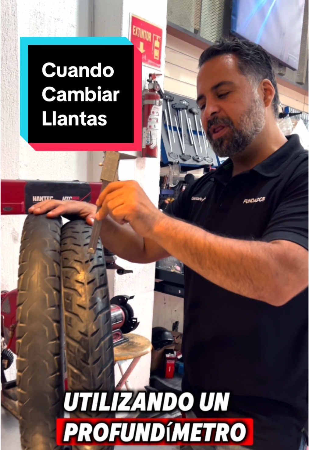 ¿Cuando es el momento correcto para cambiar las llantas de tu moto?#ducati #bmw #motos 