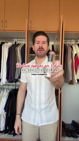 Reduce ojeras y bolsas en 3 días CONTORNO DE OJOS Para Hombres #ojeras #contornodeojos #contorno #rollon #antiojeras #antiojerasybolsas #ojerasybolsas #bolsasenlosojos #productoviral #probandoproductos #poniendoaprueba #tiktokshopmexico #hombres #recomendacion #consejos 