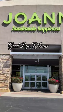 Good Bye @JOANN ®  Just as I'm entering my crafting, sewing, decorating era again. PE shutters JoAnn Fabrics 😭 . Now where do we shop for fabrics?! . #foryoupage #fypage #joannfabrics #joannclosing #crafting #genxtiktokers #genx 