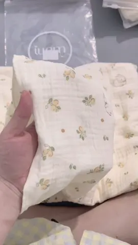 Khăn tắm xô muslin 6 lớp dày dặn, mềm mịn, không bụi vải, đa năng làm chăn cho bé #khăntắm #đôsosinh #muslin 