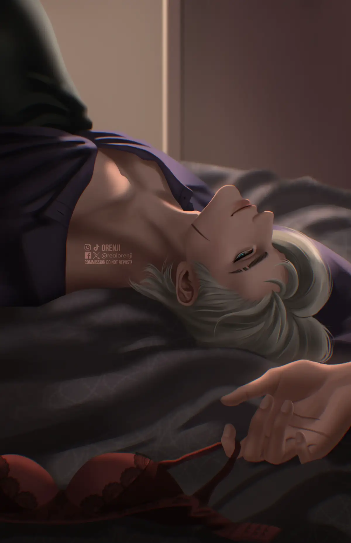 Someone wanted the actual picture, so here you go. Thank you @orenji for this arresting artwork! Best Aamon artist fr #mobilelegends #mobilelegendsbangbang #mlbb #aamon #aamontiktok #aamonmlbb 