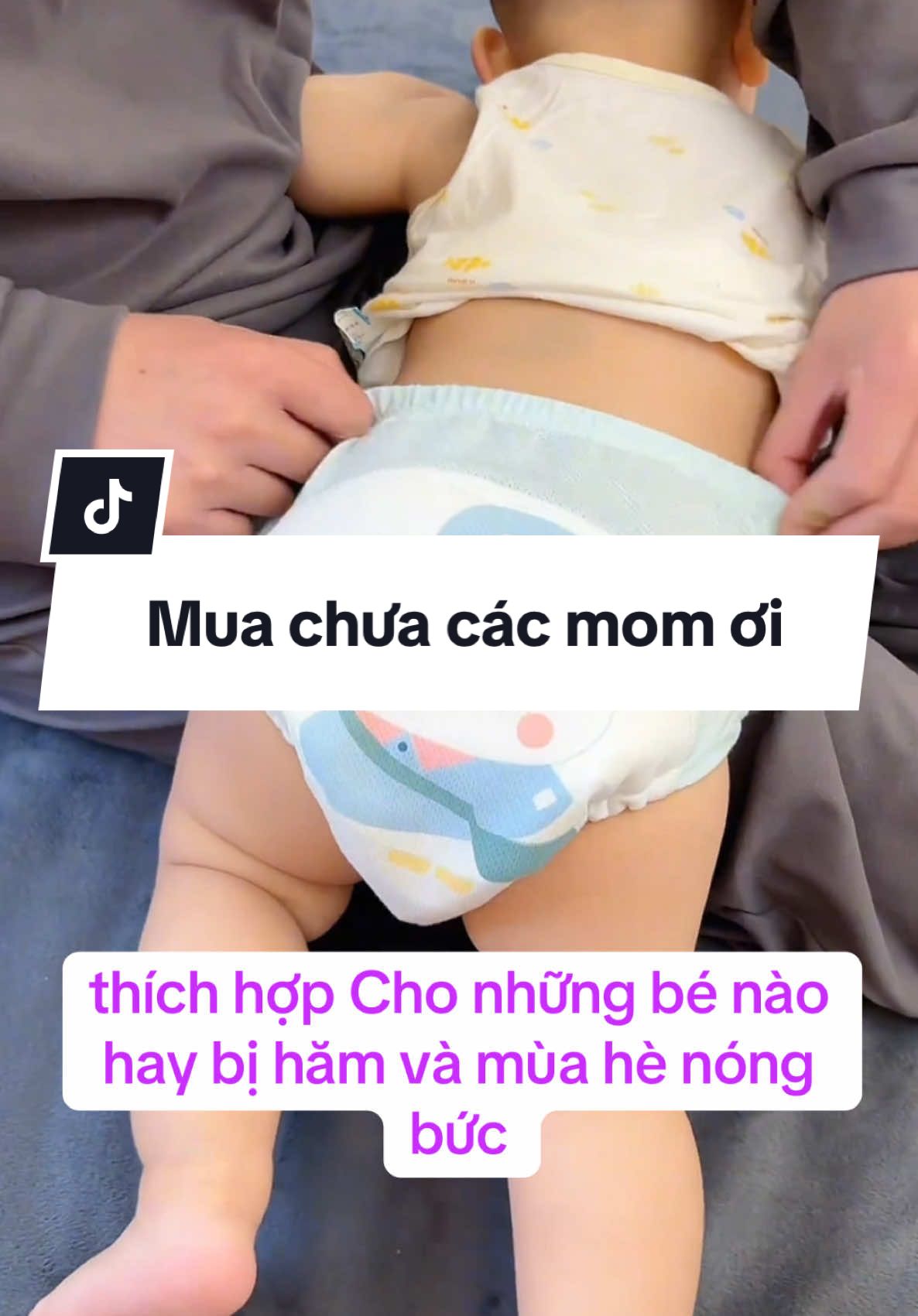 Vào hè rồi các mom ơi , mặc dễ chịu lắm các mom săn cho bé nha #xuhuongtiktok #tiktokviral #mebimsua #xaykenhtiktok 