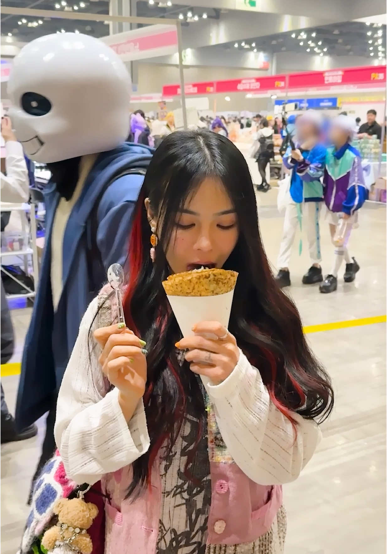 Seoul Dessert Fair MUKBANG🍡🧃 #추천 #fyp #mukbang 