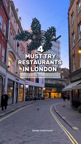 🌿Nestled in the heart of London, Marylebone Village is a charming blend of boutique shops, cozy cafes, and stylish restaurants. With its beautiful streets, historic buildings, and a vibrant ambiance 🌿✨  🍝If you are looking for great places to eat in Marylebone,here are four spots you absolutely can’t miss: Lina Stores -This charming Italian deli and restaurant serves up fresh, handmade pasta and classic Italian dishes in a stylish, vibrant setting. Perfect for an authentic taste of Italy right in the heart of London. 108 Marylebone Lane – A sleek and modern brasserie offering a seasonal menu with a variety of delicious options. Whether you’re in the mood for a relaxed jazz brunch or an elegant dinner, this place has it all. Carlotta – Stylish and sophisticated,  offers an unforgettable dining experience with a menu filled with expertly crafted dishes and an intimate atmosphere. Orrery – For those looking for a fine-dining experience, this elegant spot delivers an unforgettable dining experience, with its stunning rooftop setting and a menu featuring seasonal British ingredients that will leave you wanting more. #londonrestaurants #londontiktok #londonfood #londoneats #londondiaries #visitlondon #londra #londontrip #explorelondon #dateideas #datenightideas #londonhotspots #londonthingstodo #thingstodo #oxfordstreet 