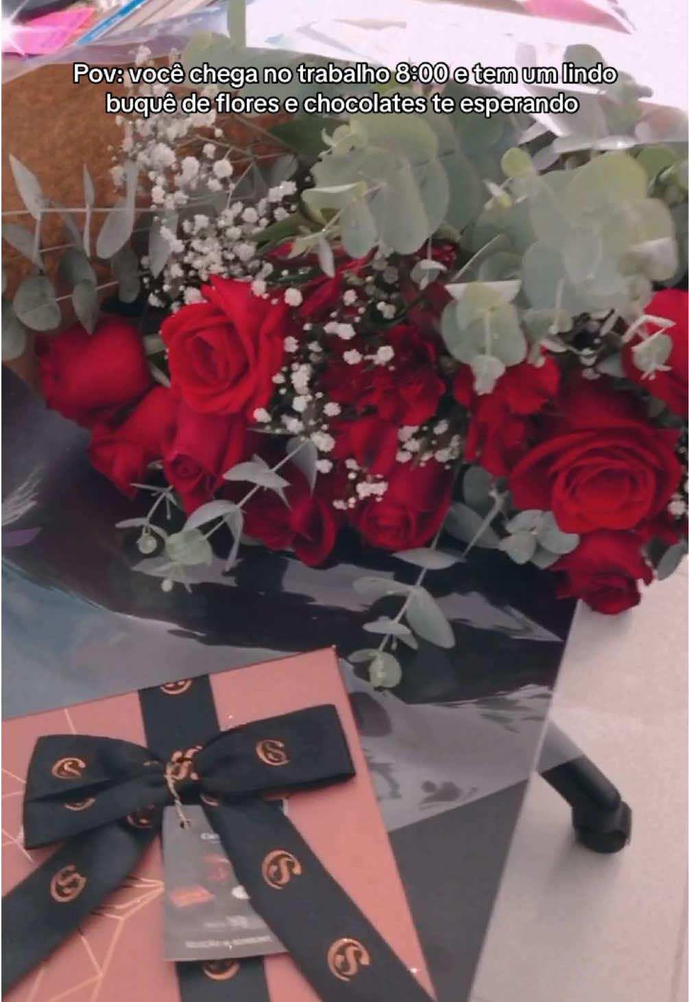 ❤️🌹💐✨🍫💝#foryoupage #fyp #girls #surprise #namorados 