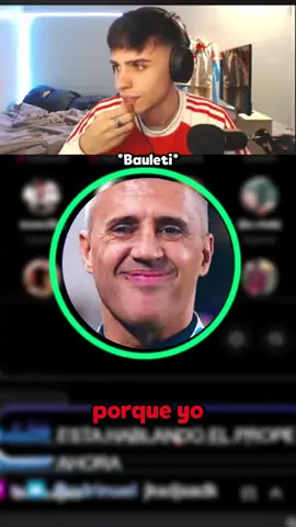 Bauleti y su amor a Palavecino #mernuel #moski #bauletti #fyp #kick