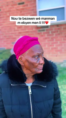 Se fet manman m❤️ #granma #fyp #haitiantiktok 