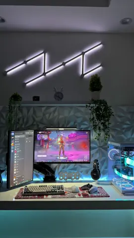 المزاج الأبيض. 🤍🩵 #bc #سيت_اب #قيمنق #ماشاءالله 🥹#explore #viral #fyp #فورت_نايت 