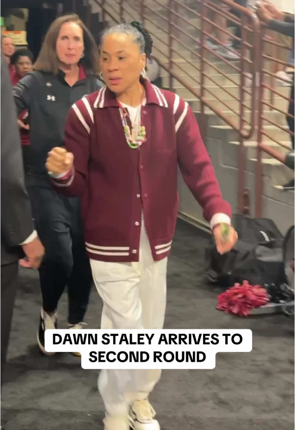 @Dawn Staley is here 🙌 #MarchMadness #wbb #cbb #fit #fitspo #coach #southcarolina @Gamecock Women’s Basketball 
