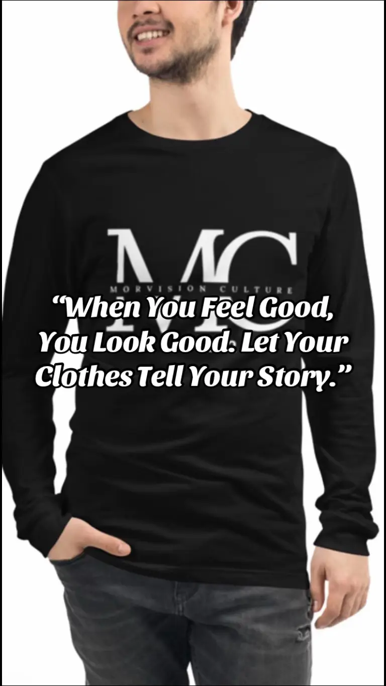 When you feel confident, you radiate style. Let your outfit speak for who you are. ✨  #feelgoodlookgood #stylewithconfidence #morvisionculture #clothingbrand #expressyourself #OOTD #fashioninspo #streetwearvibes #confidenceinstyle #fashiongoals #apparel #brand #tshirt #onlinshopping #clothingstore #design #shopping #tees #fyp #foryou 
