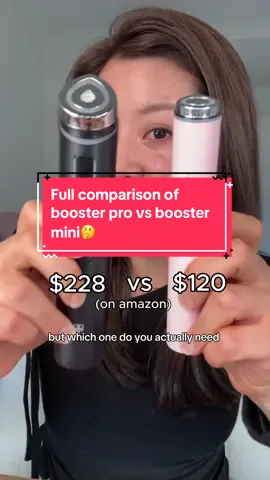 #medicubepartner which one do you prefer?  Full breakdown of @Medicube Global booster pro vs NEW booster mini🤔 Both devices will be on sale on Amazon starting 3/25~  #medicube #amazonfinds #amazonfavorites #amazonmusthaves #skincare
