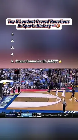 Top 5 LOUDEST CROWD REACTIONS in Sports History 🇺🇸 ⚾️ #MLB #nfl #NBA #MarchMadness #PGATOUR #sports #shoheiohtani #aaronjudge #tombrady #patrickmahomes #bracket #ncaabasketball #lebron #lebronjames #michaeljordan 