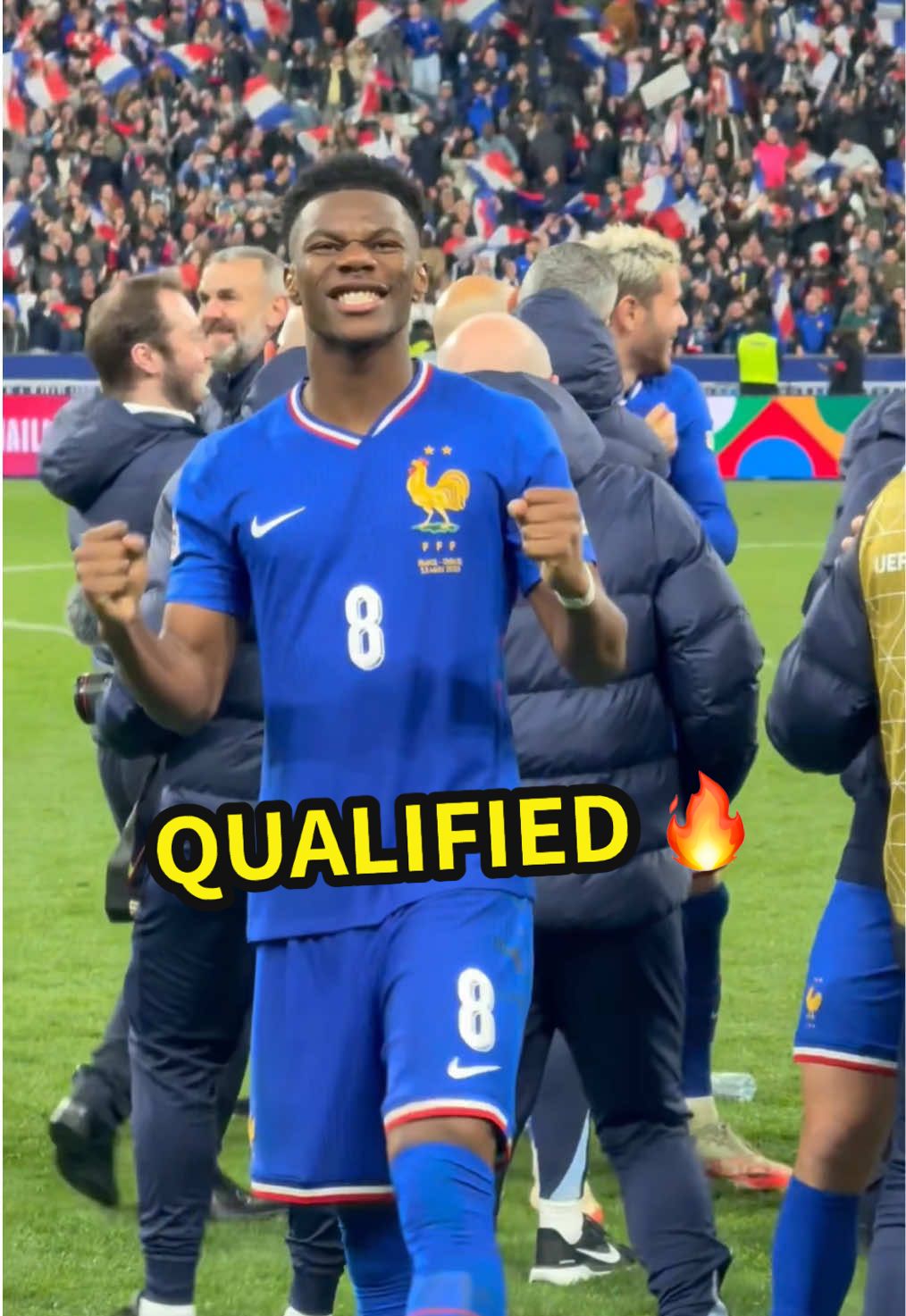 𝗤𝗨𝗔𝗟𝗜𝗙𝗜𝗘𝗗 🔥🔥 See you in June for the semi-finals. #EquipeDeFrance #NationsLeague #France #SportsTikTok 
