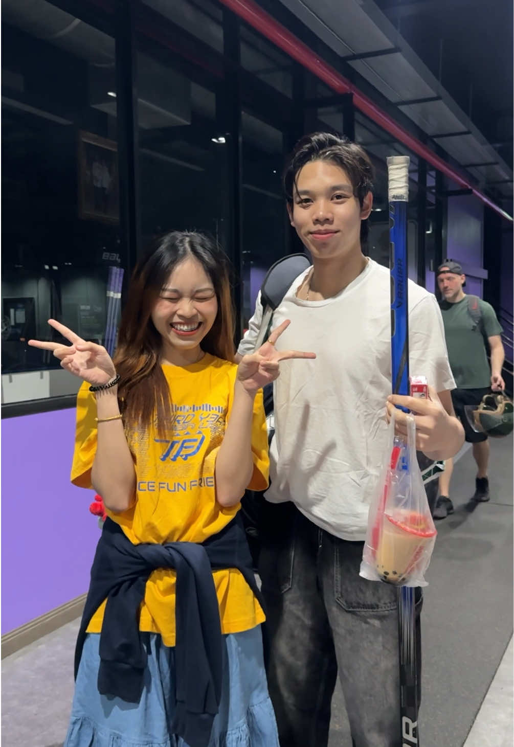 มีนามีเจ้นแล้วคล้าบบบ my lil br๊o 👊🏻⛸️ @เจ้นโต้ เบนโต้ #JENT90 ( ตามน้านนน )