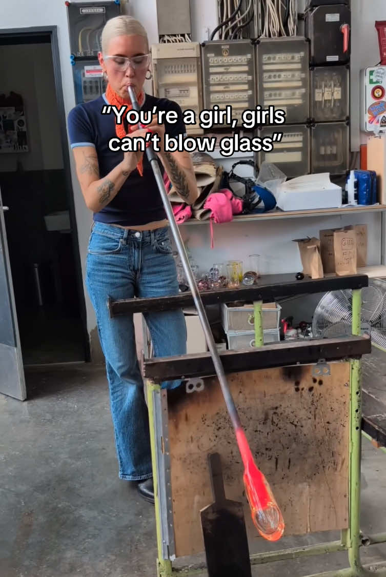 Yes we do, and we do it well 💕 #edenelan #fyp #glassblowing #disney #princess #fypシ #glassart #disneytok #disneyprincess