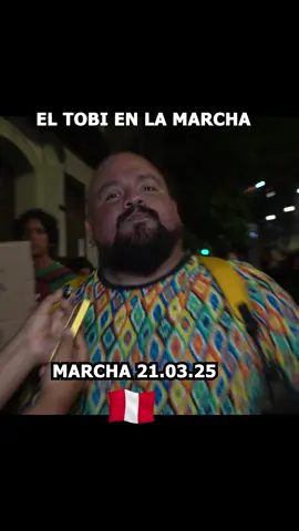 El Tobi en la marcha.